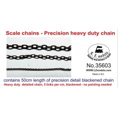 Scale chains - Heavy Duty Blackened Chain (50cm)