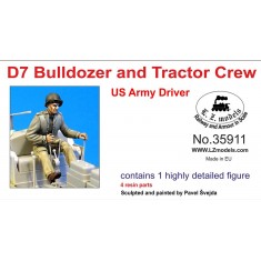 1/35 US Army D7 Bulldozer & Tractor Crew - Driver (1 Figure)