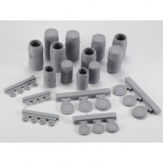 1/35 Plastic Drums (12 barrels of 3 different sizes)