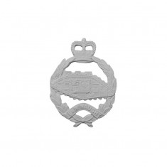 Royal Tank Regiments Emblem (40 x 40 mm / 1.57 x 1.57 inches)