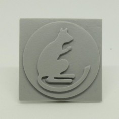 1/35 British 7th Armoured Division "Desert Rats" Plate (30 x 30 mm)