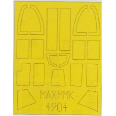 1/48 Saab J21 Canopy Paint Mask for Pilot Replicas kit