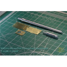 1/35 100mm D10-T2S Barrel w/Thermal Jacket for T-55AM, T-55AMV Since 1951