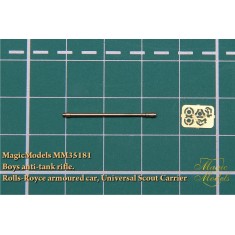 1/35 Scout Carrier Rolls-Royce Armoured Car Boys Anti-tank Rifle Barrel