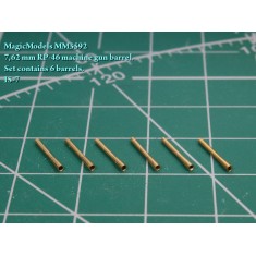 1/35 7.62mm RP-46 Machine Gun Barrel IS-7 Set (6pcs) 1931-50