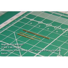 1/35 T-30S/T-40/T-60 set - 20mm TNSh Barrel & 7.62mm DT-29 Machine Gun Barrel 1931-50