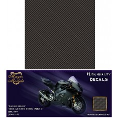Decals for 1/12 Racing Series - Bike Carbon Fiber Part 3