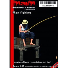 1/16 Man Fishing