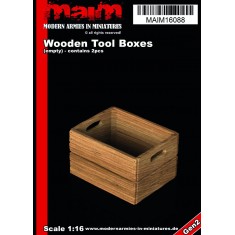 1/16 Wooden Tool Boxes (2pcs)