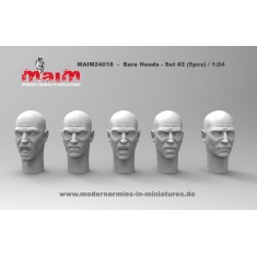 1/24 Bald Heads Set