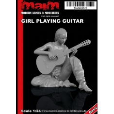 1/24 Girl Playing Guitar