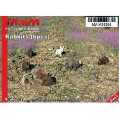 1/24 Rabbits (6pcs)