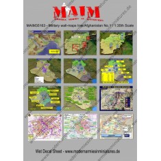 1/35 Military Wall Maps Iraq/Afghanistan No.1