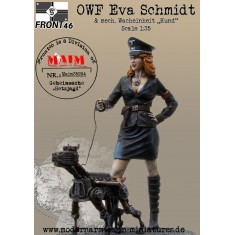 1/35 Schwabenland Army - OWF Eva Schmidt & Mech. Wacheinheit Hund (1 figure)