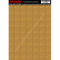 1/35 Parquette Flooring Texture Decals (self adhesive, 24cm x 17cm)