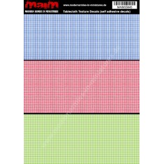 1/35 Tablecloth Texture Decals (self adhesive, 24cm x 17cm)