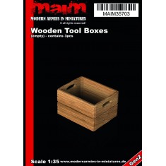 1/35 Wooden Tool/Fruits Boxes (3pcs)