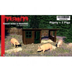 1/35 Pigsty & 3 Pigs
