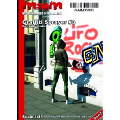 1/35 Graffiti Painter #3 (Girl with Hoodie)