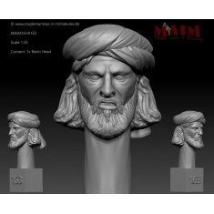 1/35 Iraqi/Taliban/Afghan Character Head Set C #0163 (1pcs)
