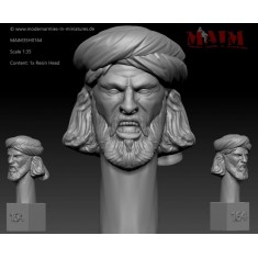1/35 Iraqi/Taliban/Afghan Character Head Set D #0164 (1pcs)