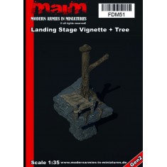 1/35 Landing Stage & Tree Vignette