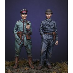 1/35 WWI German Officer & Tanker Set (2 Figures)