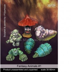 30 - 90mm Scale Fantasy Animals #1