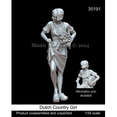 1/35 20th Century Dutch Country Girl with Alternative Arms (1 Figure)