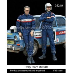 1/35 1980s-1990s Rally Driver and Co-Driver Team (2 Figures)