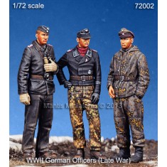 1/72 WWII German Officers (Late War) (3 figures)