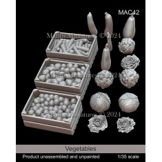 1/35 Harvested Vegetables and Produce Crates Diorama Set