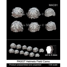 1/35 PASGT Helmets with Field Camouflage Set (12pcs)