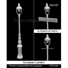 1/35 European Street Lantern with Alternative Parts