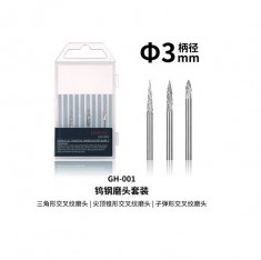 Dome Double Groove Grinding Head #1 for ES-P Sharpening Pen (3pcs)