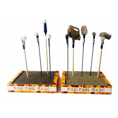 Airbrush Painting Base/Holder (17x125x32mm, 2pcs)