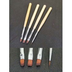 Paint Brush Set for Acrylic Paints (4pcs)