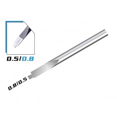 Gap Scraper For Modelling (Top 0.5mm 0.8mm, End 3.175mm, L 3.8mm)
