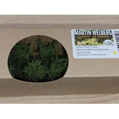 Bushes with Fine Leaves #Medium Green Type B (10pcs, Grass length 20-30mm)