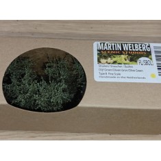 Bushes with Fine Leaves #Olive Green Type B (10pcs, Grass length 20-30mm)