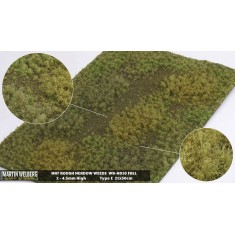 Rough Meadow Mat - Fall Weeds E (Grass length: 2-4.5 mm, 300 x 210 mm)