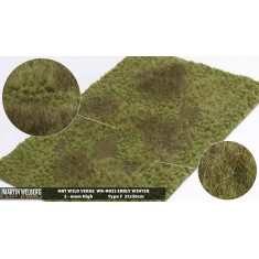 Wild Verge Mat - Winter F (Grass length: 2-6 mm, 300 x 210 mm)