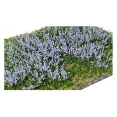 Layered Grass Tufts - Lavender Flowers (210 x 150 mm, height: 2-12mm)
