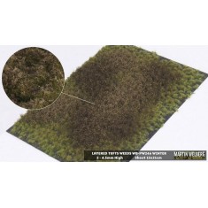 2-4.5mm Layered Grass Tufts Weeds Mat - Early Winter (210 x 150 mm)