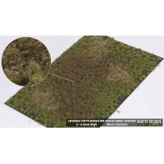 2-4.5mm Layered Grass Tufts Weeds Mat - Winter (210 x 150 mm)
