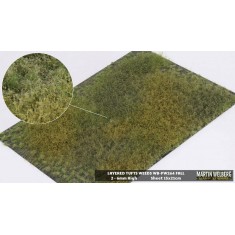 2-6mm Layered Grass Tufts Weeds Mat - Fall (210 x 150 mm)