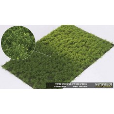 4.5mm Grass Tufts Weeds Mat - Spring (210 x 150 mm)