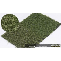 4.5mm Grass Tufts Weeds Mat - Late Summer (210 x 150 mm)