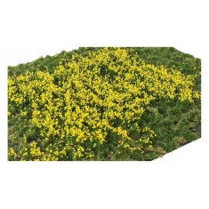 Layered Tufts - Spring/Summer/Fall Yellow Flowers (sheet 210 x 150 mm, height: 2-6mm)