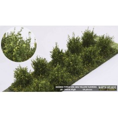 Bushes #Yellow Type A (Grass length 20-30mm, 10pcs)